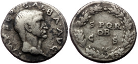 Galba (68-69) AR Denarius, Rome.
