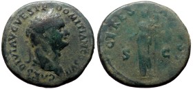 Domitian as Caesar (69-81). AE, As. (Bronze, 12.27 g. 28 mm.) Uncertain Thracian mint.