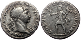 Trajan (98-117) AR Denarius (Silver, 2.98g, 17mm) Rome, 103-111.