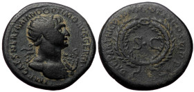 Trajan (98-117). AE, As. (Bronze, 8.39 g. 23 mm.) Rome.