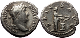 Hadrian (117-138) AR denarius, Rome, 134-138.