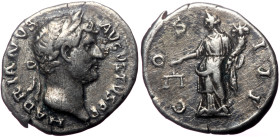 Hadrian (117-138) AR Denarius (Silver, 19mm, 3.17 g), uncertain eastern mint, after 128.