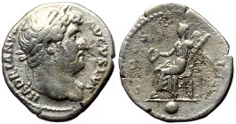 Hadrian (117-138) AR, Denarius. (Silver, 3.27 g. 18 mm.) Rome.