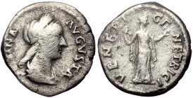 Sabina (128-137). AR, Denarius. (Silver, 2.79 g. 17 mm.) Rome.