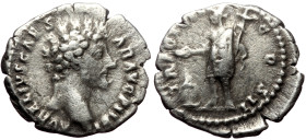 Marcus Aurelius (139-161). AR, Denarius. (Silver, 2.86 g. 19 mm.) Rome.