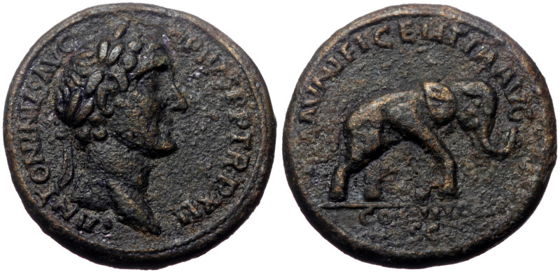 Antoninus Pius (138-161) AE As (Bronze, 27mm, 11.60g) Rome, 148-149. Laureate he...