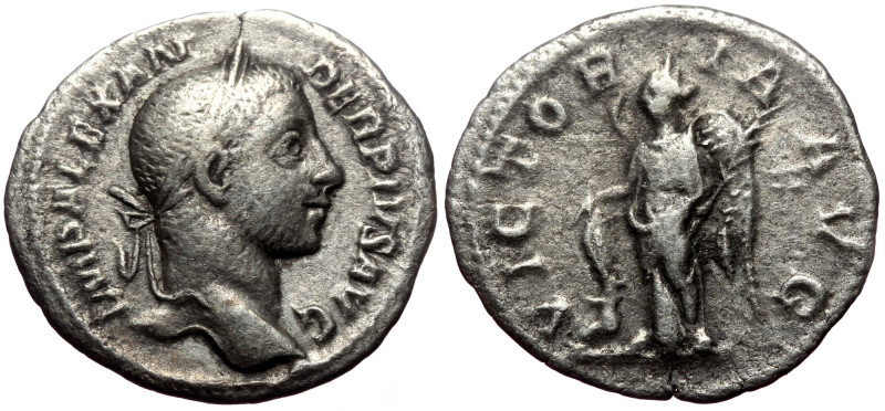 Severus Alexander (222-235). AR, Denarius. (Silver, 2.60 g. 19 mm.) Rome. Severu...