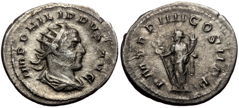 Philip I (244-249). AR, Antoninianus. (Silver, 4.43 g. 23 mm.) Rome. Philip I (2...