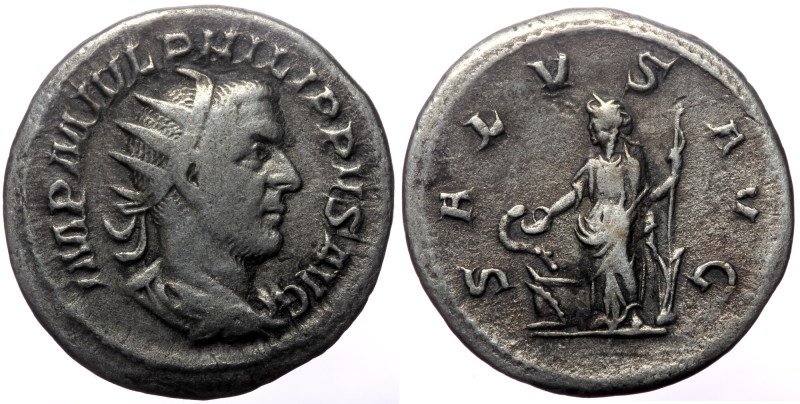 Philip I ‘The Arab’ (244-249). AR, Antoninianus. (Silver, 3.98 g. 22 mm.) Rome. ...