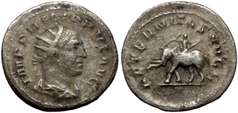 Philip I (244-249). AR, Antoninianus. (Silver, 3.59 g. 23 mm.) Rome. Philip I (2...