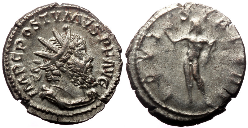 Postumus (260-269) AR Antoninianus, Treveri. Postumus (260-269) AR Antoninianus,...