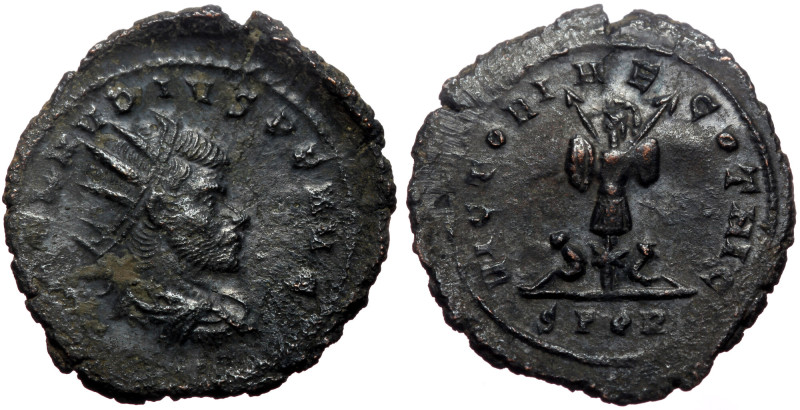 Claudius II Gothicus (268-270). AE, Antoninianus. (Bronze, 3.22 g. 23 mm.) Cyzic...