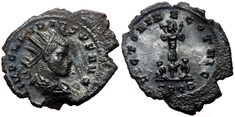 Claudius II Gothicus (268-270). AE, Antoninianus. (Bronze, 3.33 g. 24 mm.) Cyzic...