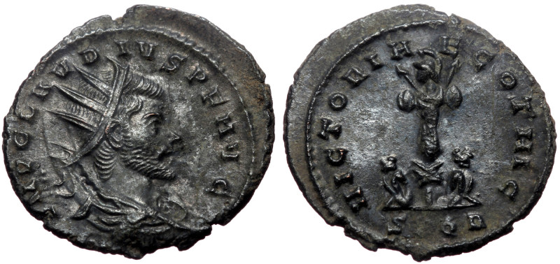 Claudius II Gothicus (268-270). AE, Antoninianus. (Bronze, 3.21 g. 20 mm.) Cyzic...