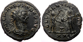 Probus (276-282) Antioch AE silvered Antoninianus