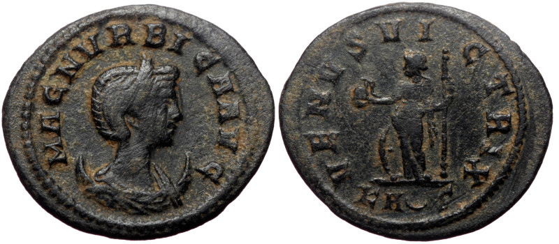 Magnia Urbica (283-285) AE, Antoninianus. (Bronze, 3.63 g. 23 mm.) Rome. Magnia ...