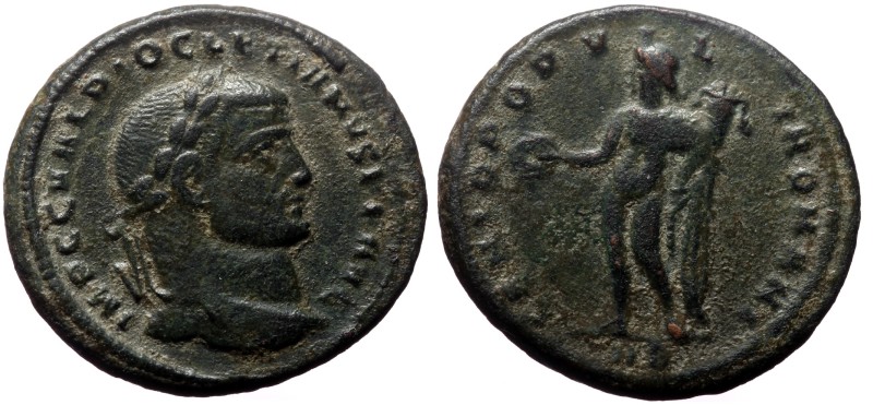 Diocletian (284-305) AE Follis, 297-298 Heraclea Diocletian (284-305) AE Follis,...