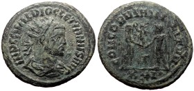 Diocletian (284-305). AE, Antoninianus. (Bronze, 3.89 g. 23 mm.) Heraclea.