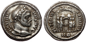 Maximianus (286-305). AR, Argenteus. (Silver, 3.16 g. 19 mm.) Heraclea. Rare!