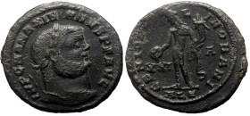 Maximianus Herculius (286-305). AE, Follis. (Bronze, 7.38 g. 26 mm.) Alexandria.