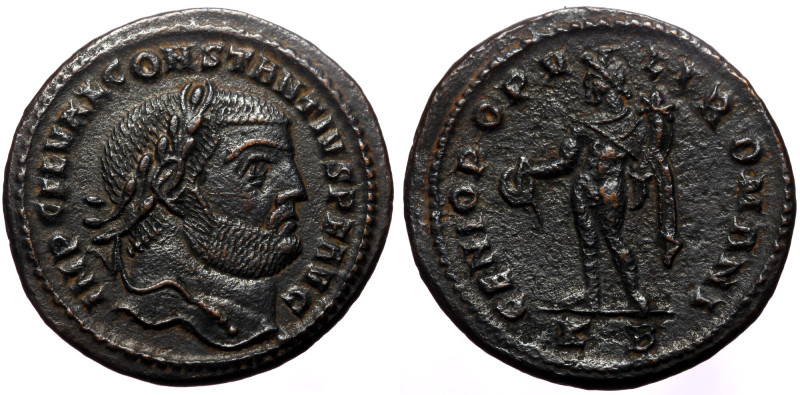 Constantius I (305-306). AE, Follis. (Bronze, 9.31 g. 27 mm.) Cyzicus. Constanti...