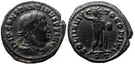 Constantine I (307/310-337) AE follis, Ticinum, 317-318.