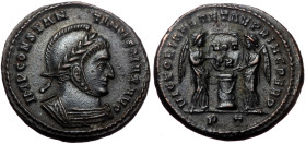 Constantine I The Great (307/310-337). AE, Follis (Bronze, 3.49 g. 18 mm.) Ticinum.