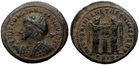 Constantine I The Great (307-337). AE, Follis. (Bronze, 2.96 g. 21 mm.) Siscia.