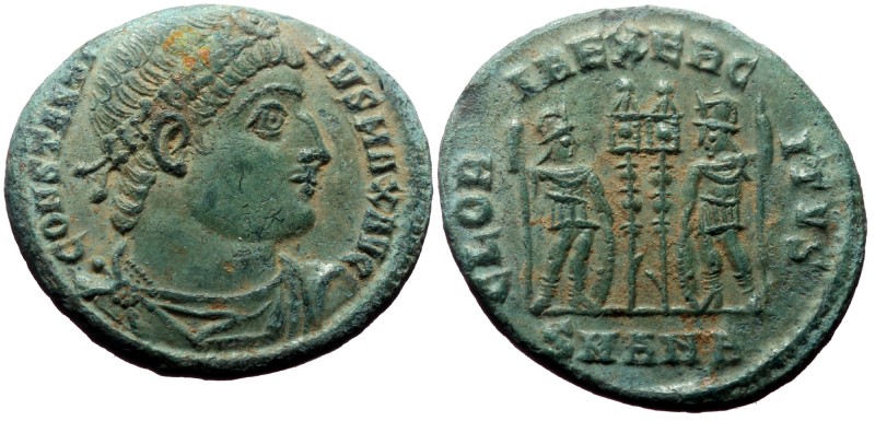 Constantine I The Great (306-310). AE, Follis. (Bronze, 2.48 g. 17 mm.) Antioch....