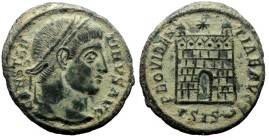 Constantine I The Great (307-337). AE, Follis. (Bronze, 2.73 g. 19 mm.) Siscia.