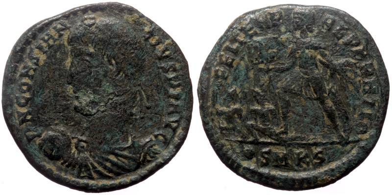 Constantius II (337-361) AE, Nummus. (Bronze, 4.05 g. 22 mm.) Cyzicus. Constanti...
