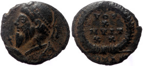 Julian II Apostata (361-363) ? AE, Follis. (Bronze, 1.79 g. 10 mm.) Uncertain mint.