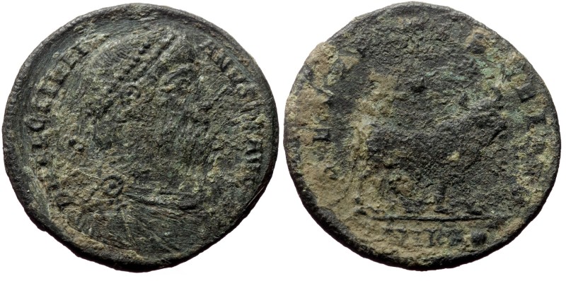 Julian II Apostata (361-363). AE. (Bronze, 8.11 g. 28 mm.) Uncertain mint (Nicom...
