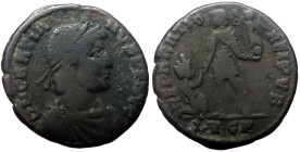 Gratian (378-383) AE MaiorinaLugdunum, AE follis