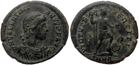 Valentinianus II (375-392). AE, Maiorina. (Bronze, 4.87 g. 23 mm.) Nicomedia.