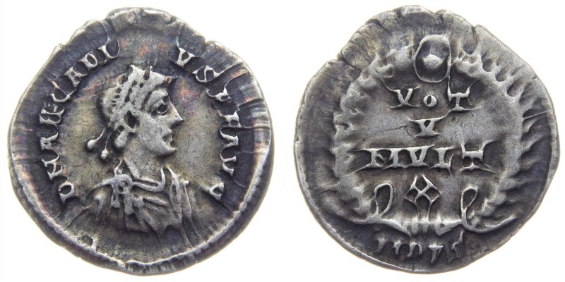 Arcadius (383-408) AR Siliqua, Mediolanum, 383-388. Arcadius (383-408) AR Siliqu...