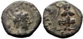 Theodosius II AE nummus (Bronze, ) Constantinople (?), 425-435.