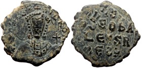 Constantine VII and Romanus I (913-959) AE Follis (Bronze, 6,65g, 26mm) Constantinople