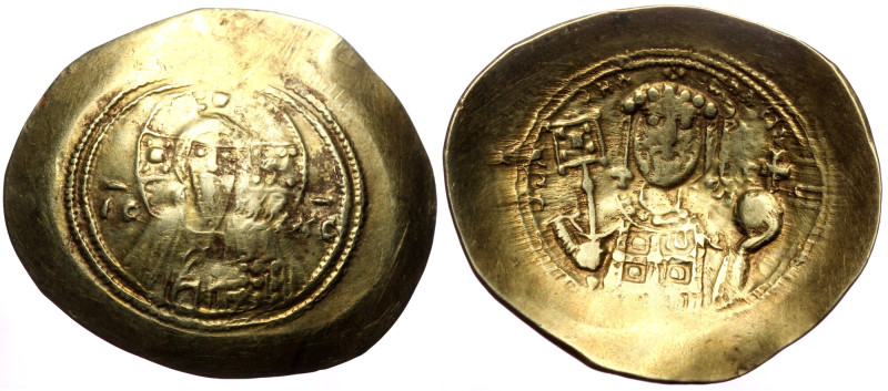 Michael VII Ducas, AV, Histamenon Nomisma (Gold 4.31 g. 31 mm.) Constantinople, ...