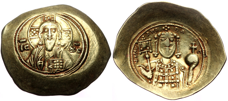 Michael VII Ducas, AV, Histamenon Nomisma (Gold 4.31 g. 29 mm.) Constantinople, ...