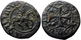 Armenia, Cilician Armenia. Royal. Smpad, AE, 1 Pogh. (Bronze, 2.08 g. 18 mm.) Sis, 1296-1298 AD.