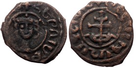Armenia, Cilician Armenia. Royal. Hetoum II, AE, I Kardez. (Bronze, 3.88 g. 18 mm.) Sis, 1289-1307 AD