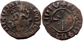 Armenia, Cilician Armenia. Hetoum I, AE, 1 Kardez. (Bronze, 6.13 g. 29 mm.) Sis. 1226-1270 AD.