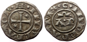 Sicily, Henry VI and Constance (1194-1196) AR Denaro. Brindisi.