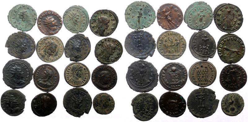 16 Roman AE coins (Bronze, 50.33g) 16 Roman AE coins (Bronze, 50.33g)

Weight:...