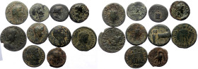 20 Roman AE coins (Bronze, 42.81g)