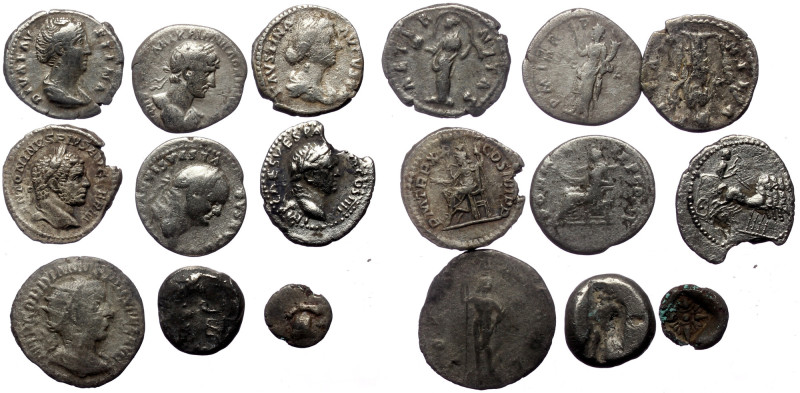 9 Ancient AR coins (Bronze, 26,46g) 9 Ancient AR coins (Bronze, 26,46g)

Weigh...