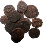 19 Byzantine AE coins (Bronze, 196,80g)