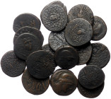 20 Greek AE coins (Bronze, 147.42g)