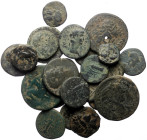 22 Ancient AE coins (Bronze, 127,96g)